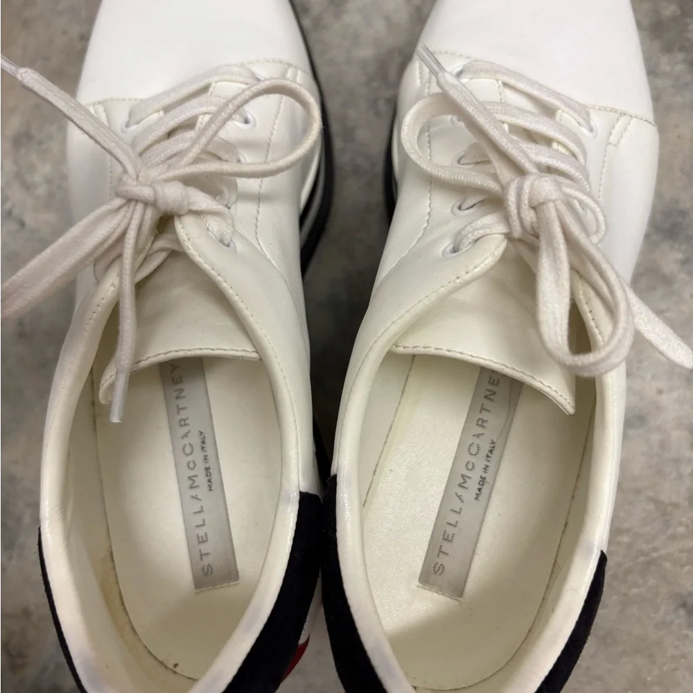 Stella‎ McCartney Stylish White Platform Sneakers